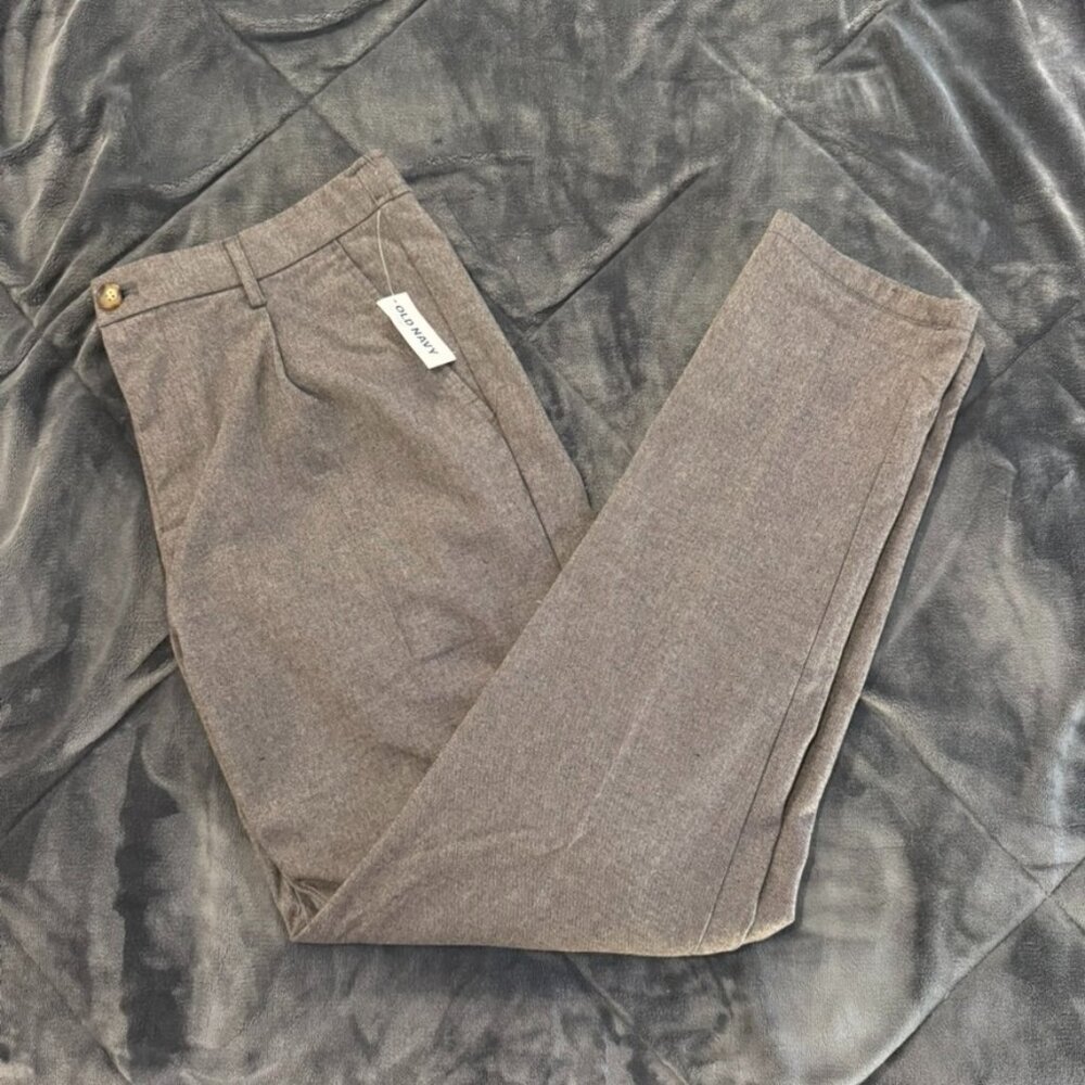 Men's Old Navy Athletic Athletic Taper Built In Flex Pants Charcoal Gray Casual